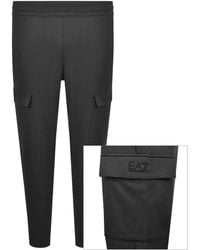 EA7 - Emporio Armani Cargo Jogging Bottoms - Lyst