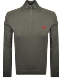 HUGO - San Quintus Knit Jumper - Lyst