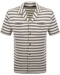 Ralph Lauren - Knit Striped Shirt - Lyst