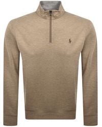 Ralph Lauren - Quarter Zip Sweatshirt - Lyst