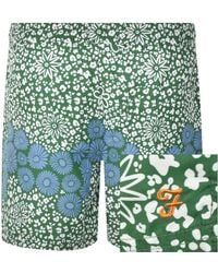 Farah - Farah Colbert Flower Print Swim Shorts - Lyst