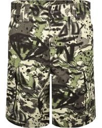 BBCICECREAM - Camo Cargo Shorts - Lyst