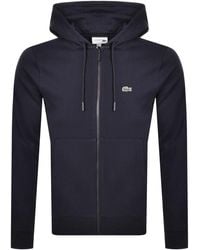 Lacoste - Logo Full Zip Hoodie - Lyst