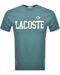 Lacoste - Crew Neck Logo T Shirt - Lyst