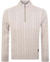 Paul Smith - Half Zip Knit Jumper - Lyst