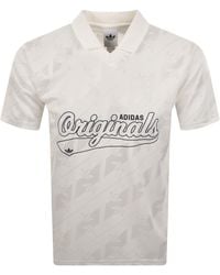 adidas Originals - Jersey Polo T Shirt - Lyst