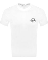 Moschino - Laurel Crown Logo T Shirt - Lyst