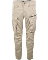 G-Star - G-Star 3D Cargo Trousers Whitebait - Lyst