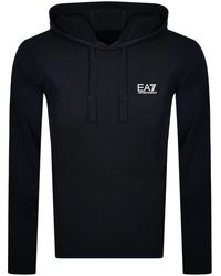 EA7 - Emporio Armani Logo Hoodie - Lyst