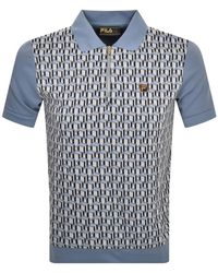 Fila - Axel Zip Polo T Shirt - Lyst