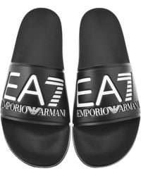 EA7 - Emporio Armani Beach Sliders - Lyst