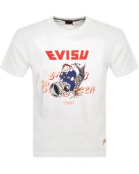 Evisu - Logo T Shirt - Lyst