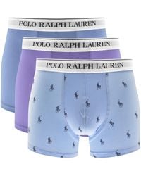 Ralph Lauren - Underwear 3 Pack Trunks - Lyst
