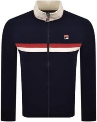 Fila - Fila Enrico Terry Stripe Track Top Fila - Lyst