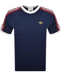 adidas Originals - 3 Stripes T Shirt - Lyst