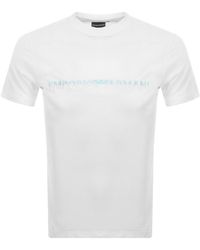 Armani - Emporio Short Sleeved Logo T Shirt - Lyst