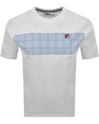 Fila - Fila Mano Cut And Sew T Shirt - Lyst