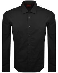 HUGO - Valerio Long Sleeve Shirt - Lyst