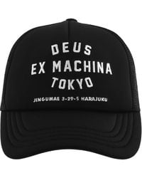 Deus Ex Machina Tokyo Trucker Cap - Black