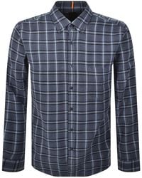 BOSS - Boss Rickert Check Shirt - Lyst