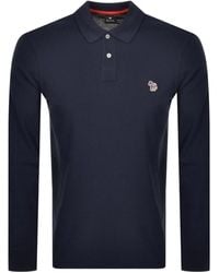 Paul Smith - Long Sleeved Polo T Shirt - Lyst