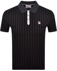 Fila - Fila Classic Vintage Stripe Polo T Shirt - Lyst