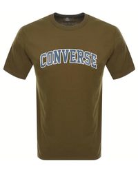 converse t shirt brown