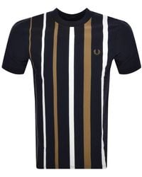 Fred Perry - Stripe T Shirt - Lyst