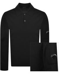 C.P. Company - Cp Company Merino Wool Knit Polo - Lyst