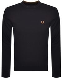Fred Perry - Crew Neck Knit Jumper - Lyst