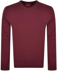 HUGO - San Cassius Knit Jumper - Lyst
