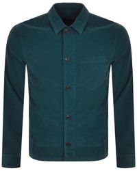 Paul Smith Ps By Long Sleeved Overshirt - Blue
