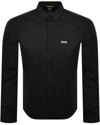 BOSS - Boss St Motion Long Sleeve Shirt - Lyst