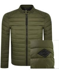 Replay Military Badge Jacket Shirt Lyst for in | Green Men