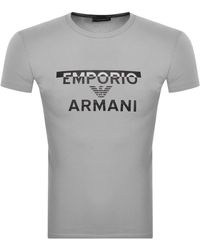 Armani - Emporio Lounge Logo T Shirt - Lyst