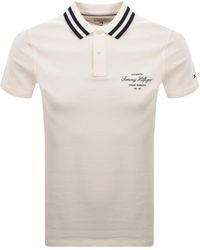 Tommy Hilfiger - Logo Polo T Shirt - Lyst