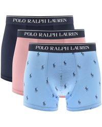 Ralph Lauren - Underwear 3 Pack Trunks - Lyst