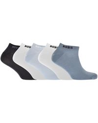 BOSS BUSINESS - Boss 5 Pack Ankle Socks - Lyst