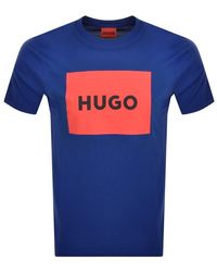 HUGO - Dulive222 Crew Neck T Shirt - Lyst