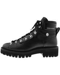 DSquared² Tank Hiking Boots - Black