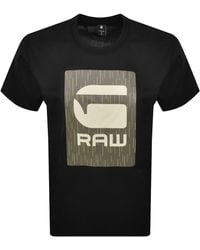 G-Star - G-Star Burger Box Logo T Shirt - Lyst