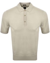 BOSS BUSINESS - Boss Extrafine Merino Wool Knit Polo - Lyst
