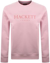 Hackett - Heritage Crew Neck Sweatshirt - Lyst