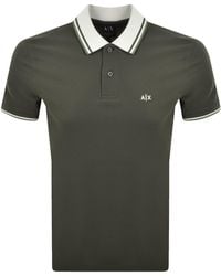 ARMANI EXCHANGE - Slim Fit Polo T Shirt - Lyst