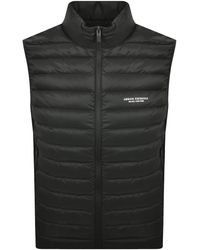 ARMANI EXCHANGE - Down Gilet Peat - Lyst