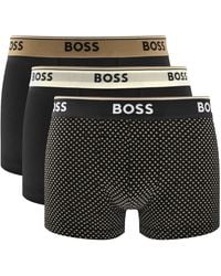 BOSS BUSINESS - Boss Underwear 3 Pack Power Trunks - Lyst