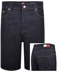 Tommy Hilfiger - Jaimie Relaxed Shorts Dark Wash - Lyst
