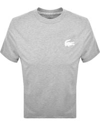 Lacoste - Loungewear Logo T Shirt Marl - Lyst
