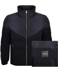 BOSS BUSINESS - Boss Clanello1 Waterproof Jacket Dark - Lyst