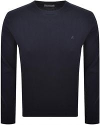 Replay - Crew Neck Knit Jumper Deep - Lyst